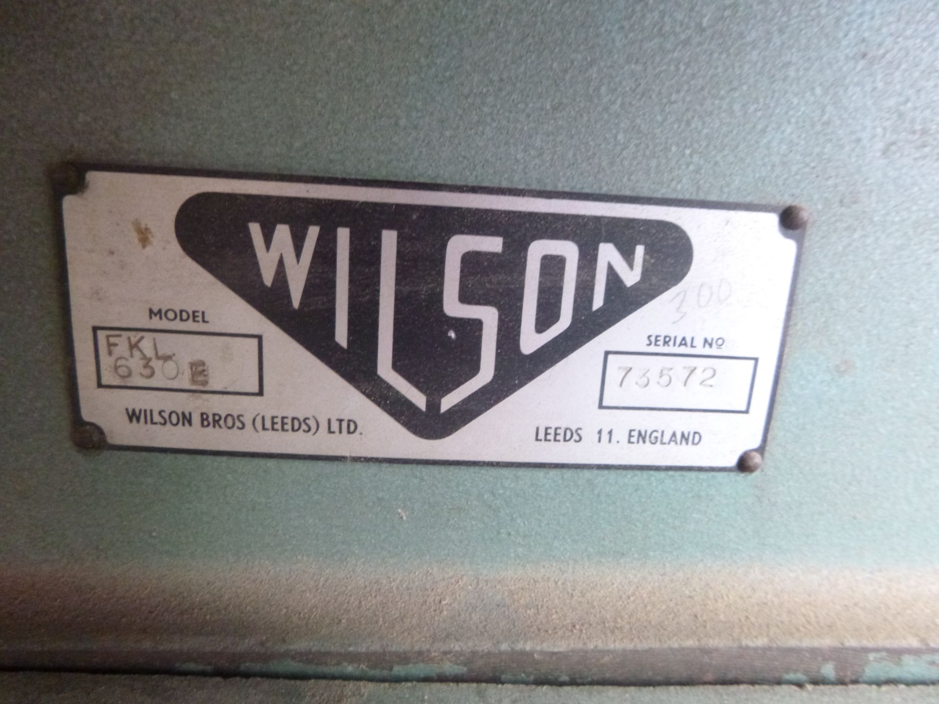 Wilson FKL630E Vertical Spindle Moulder - Image 4 of 5