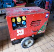 Pramac FC6000SYEDSB00KZ Mobile Generator, Serial Number 77605