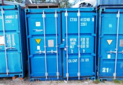 20ft Storage Container, contents will be removed prior to collection (Delayed Collection, Please
