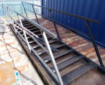2 x 13 Tread Metal Staircase