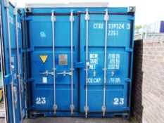 20ft Container (Delayed Collection, Please Contact 0161 429 5800 to arrange collection)