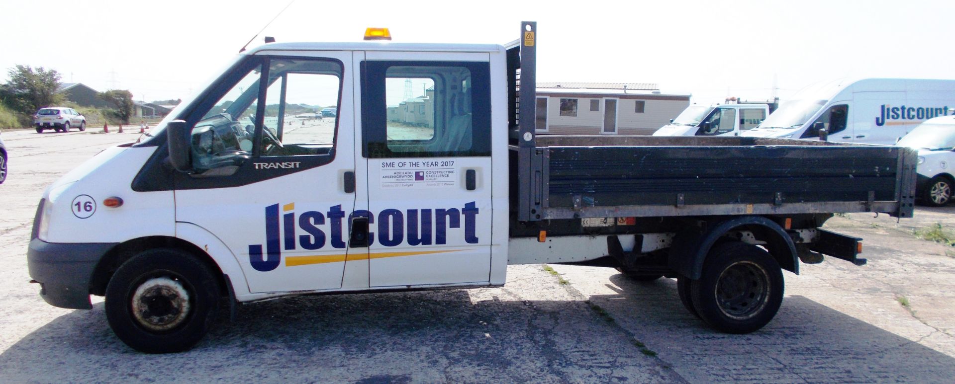 Ford Transit 125 T350 LWB RWD Double Cab Tipper, registration CU13 JKX, date of registration 1 March - Image 2 of 15