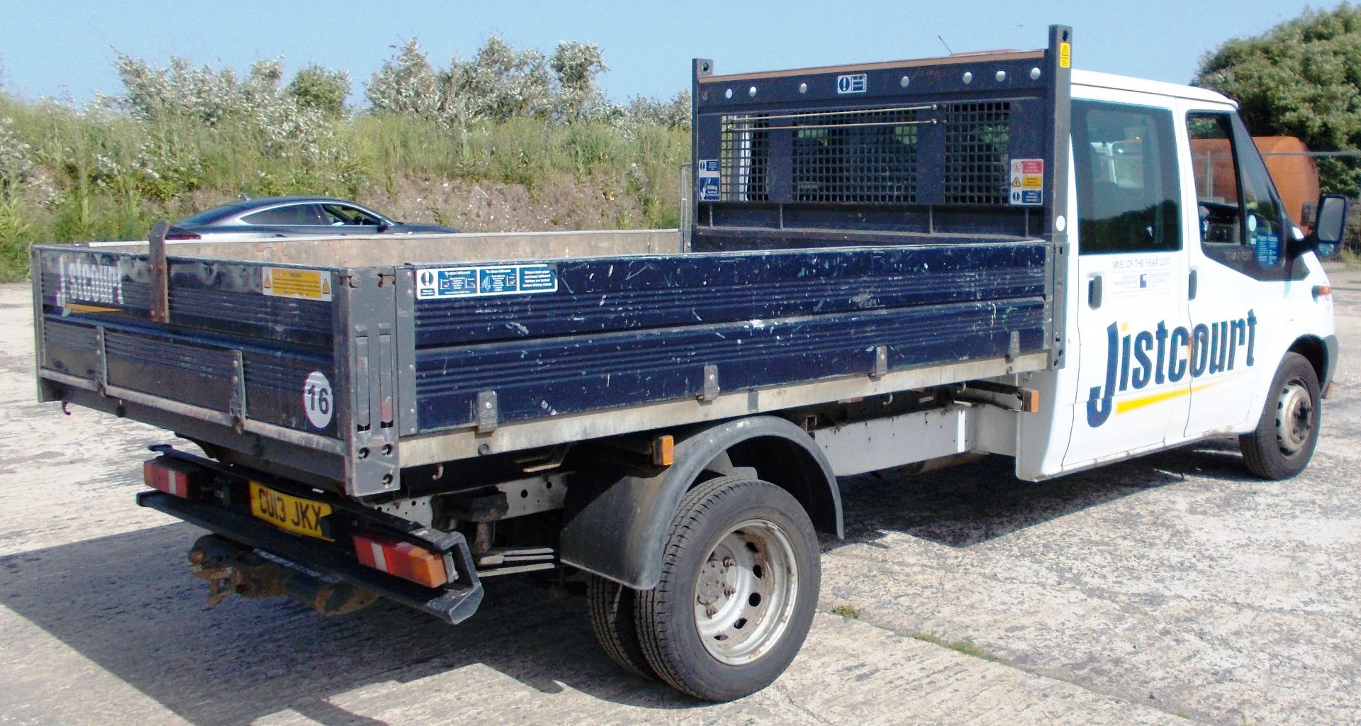 Ford Transit 125 T350 LWB RWD Double Cab Tipper, registration CU13 JKX, date of registration 1 March - Image 5 of 15