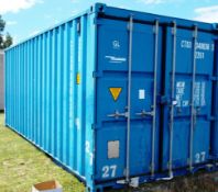 20ft Storage Container (Contents not to be removed on site and to be taken by purchaser) (Delayed