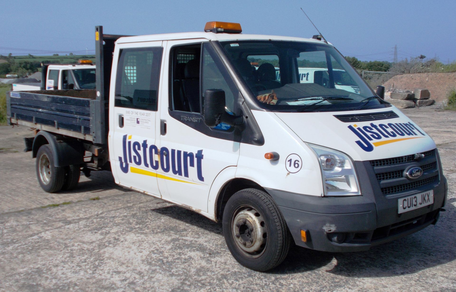 Ford Transit 125 T350 LWB RWD Double Cab Tipper, registration CU13 JKX, date of registration 1 March - Image 7 of 15