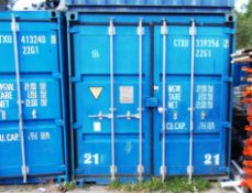 20ft Storage Container (Contents to be removed from site by purchaser) (Delayed Collection, Please