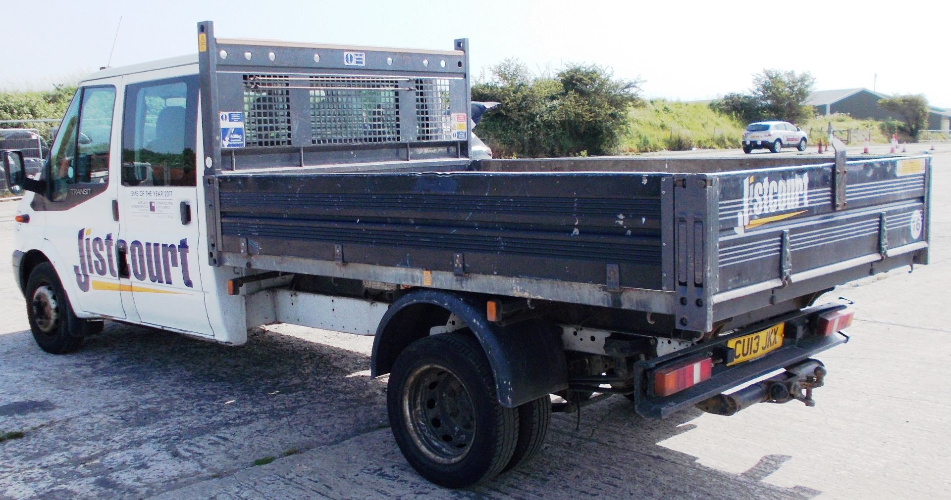 Ford Transit 125 T350 LWB RWD Double Cab Tipper, registration CU13 JKX, date of registration 1 March - Image 3 of 15