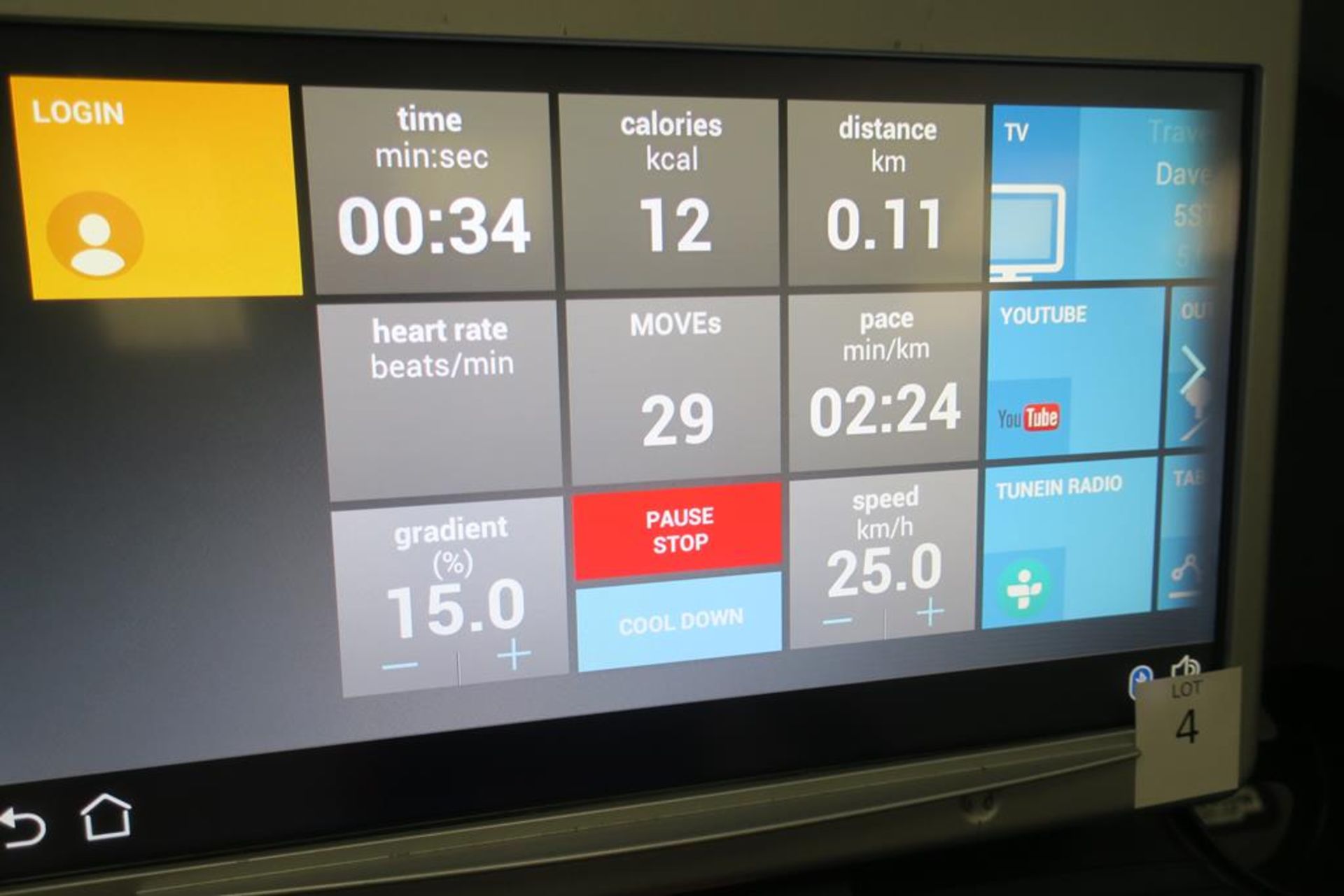 TechnoGym Unity Excite Treadmill - Image 6 of 10