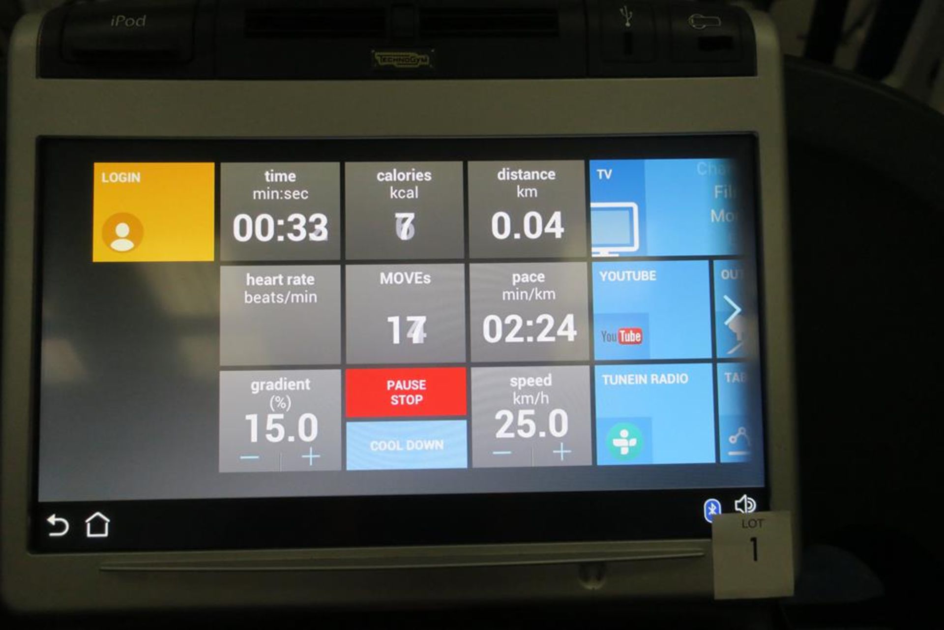 TechnoGym Unity Excite Treadmill - Image 7 of 8