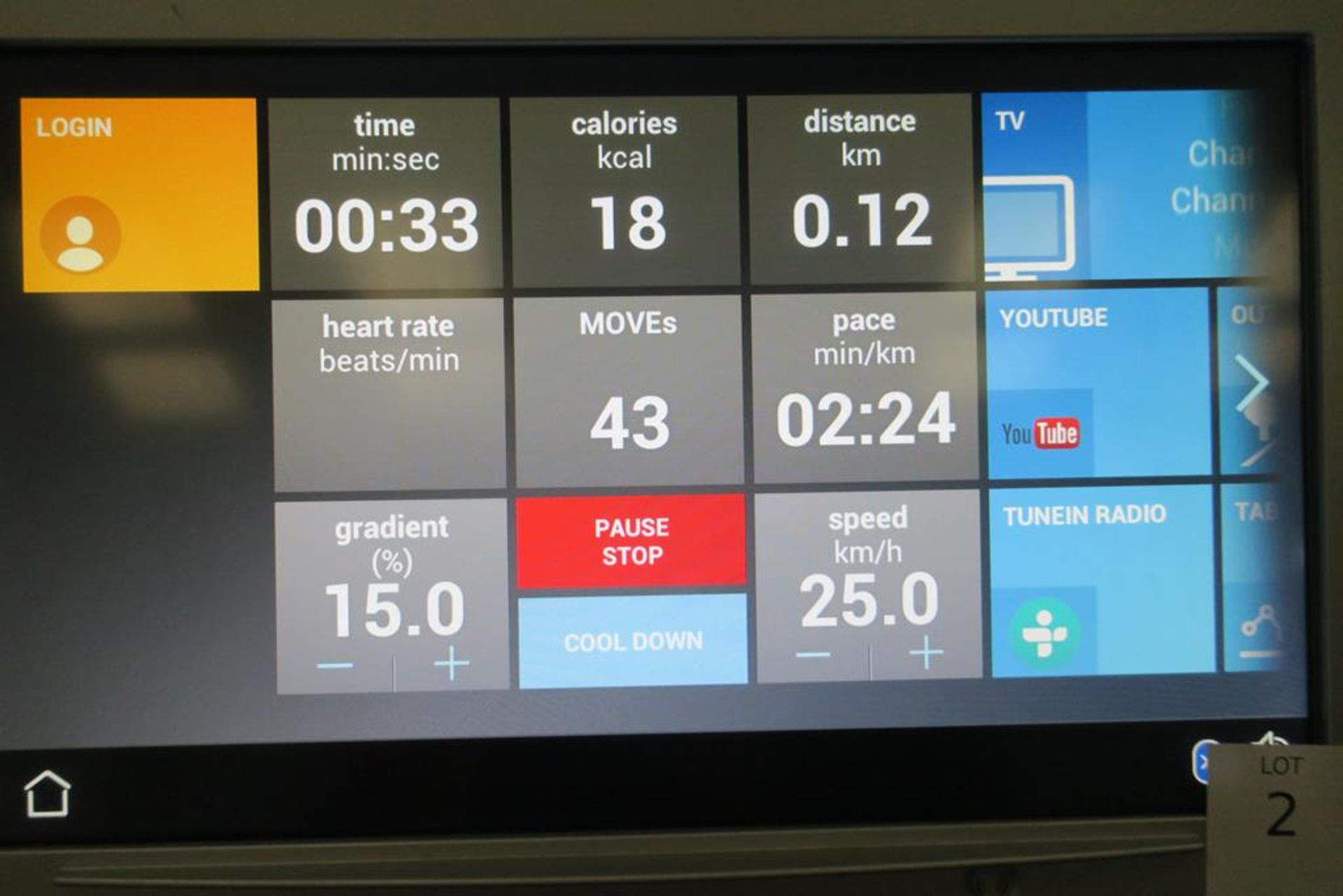 TechnoGym Unity Excite Treadmill - Image 5 of 6