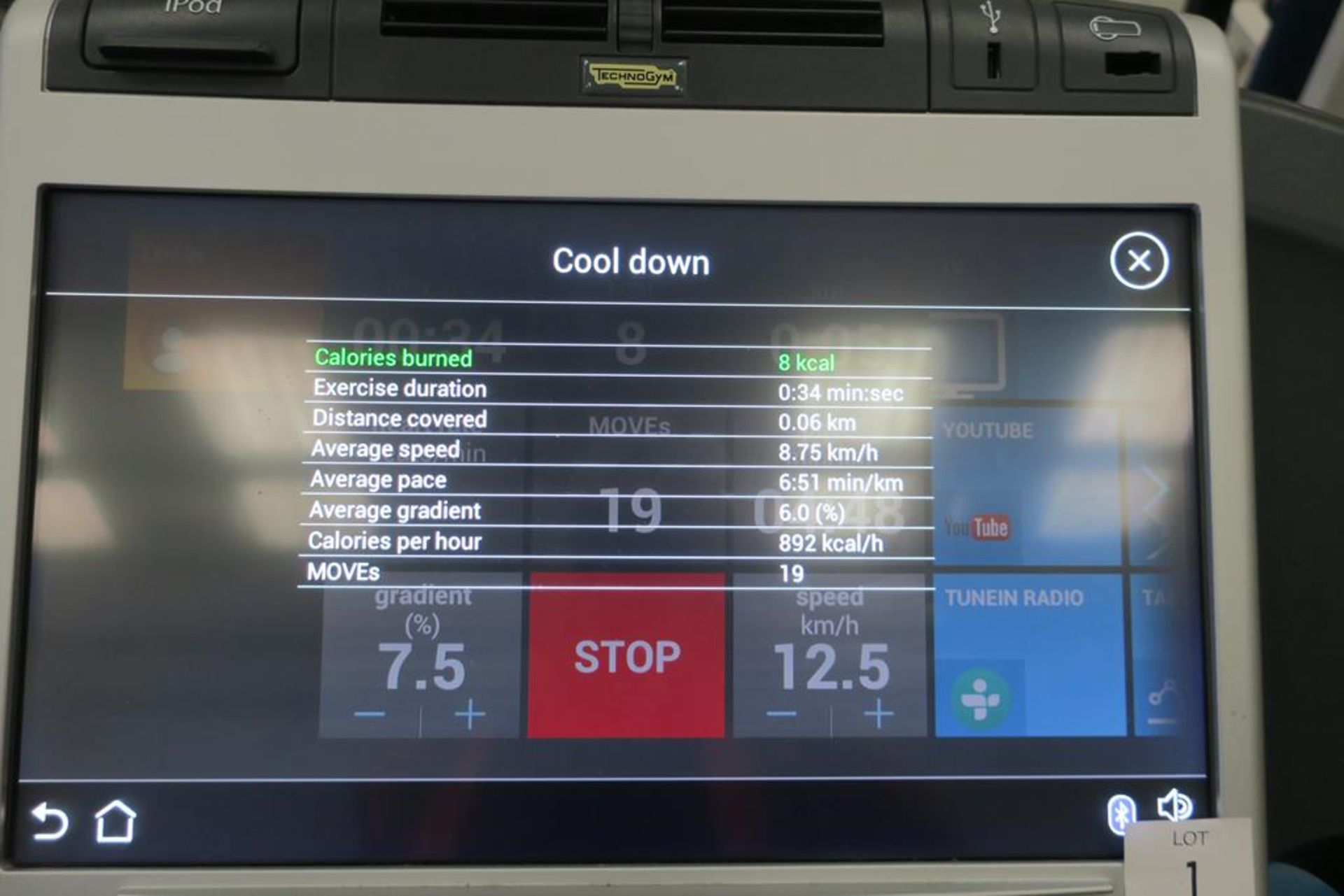 TechnoGym Unity Excite Treadmill - Image 8 of 8