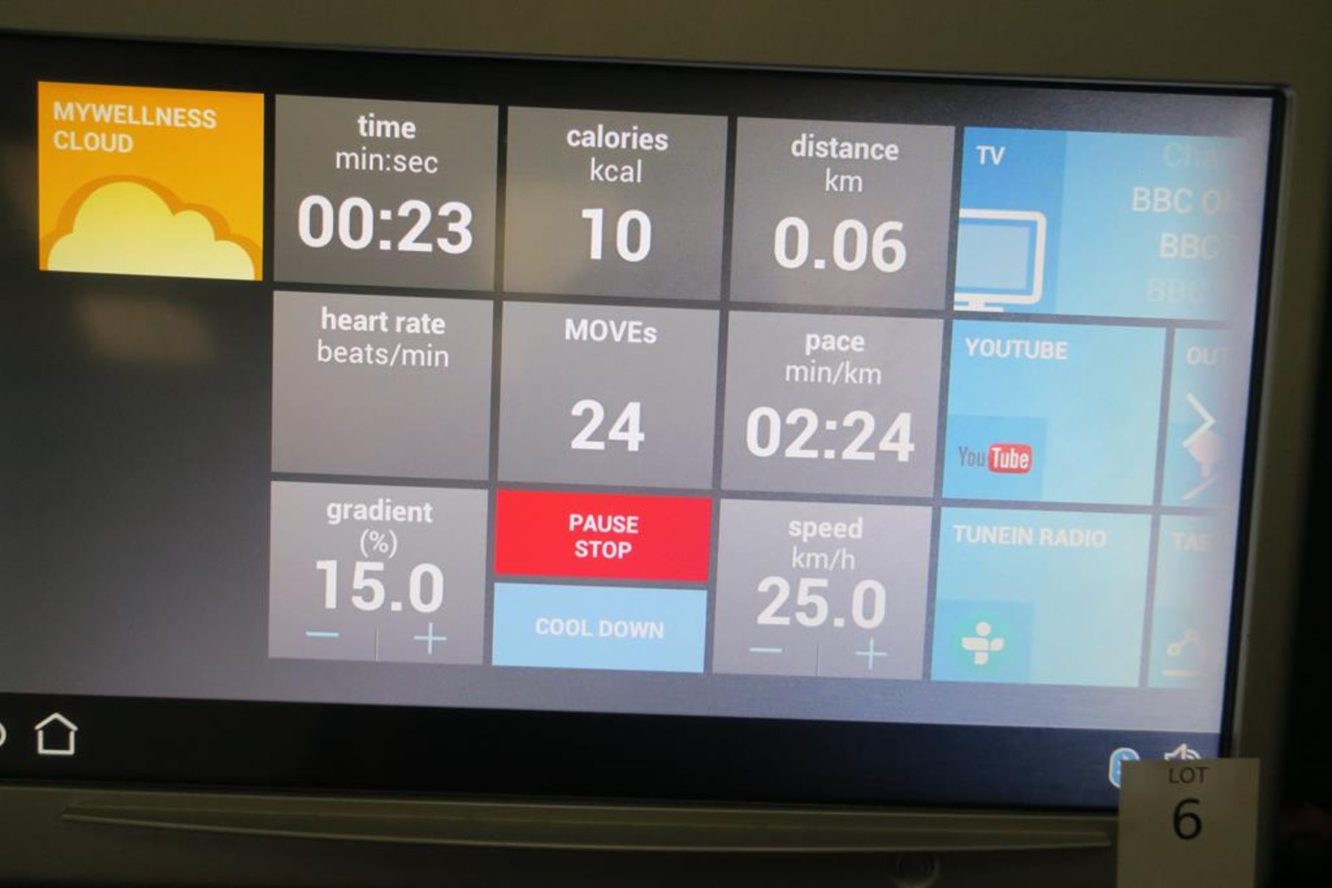 TechnoGym Unity Excite Treadmill - Image 5 of 6