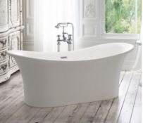 (UK10) 1815mmx800mm Freya Freestanding Bath. Manufactured from High Quality Acrylic