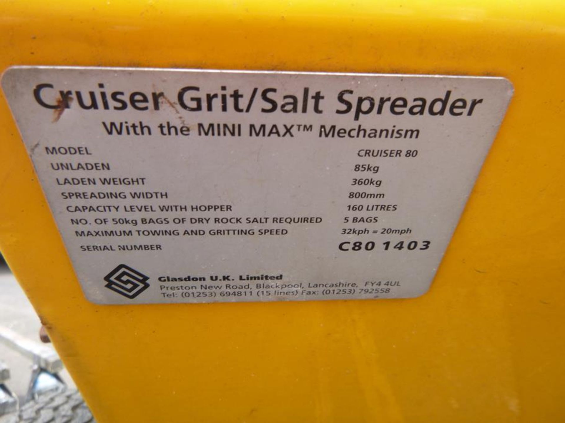 Cruiser Grit/Salt Spreader - Image 4 of 5