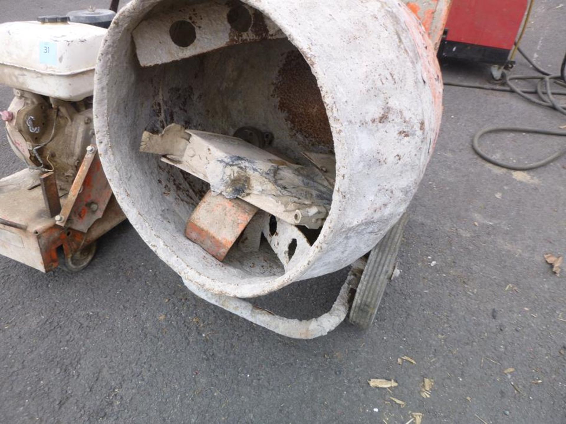 Belle Cement Mixer and Floor Saw - Image 3 of 4