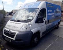 Citroen Relay 35 HID 120 LWB Panel Van, registration PJ11 YYP, first registered 30 June 2011, MOT