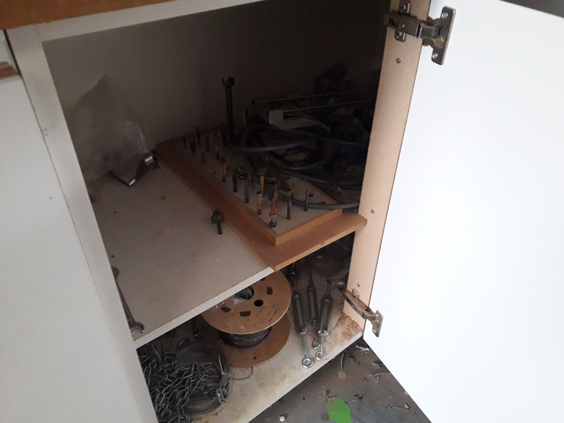 Contents of Wall and Cupboards to include Quantity of Screws, Pins, Drill Bits, Fixings - Image 7 of 8