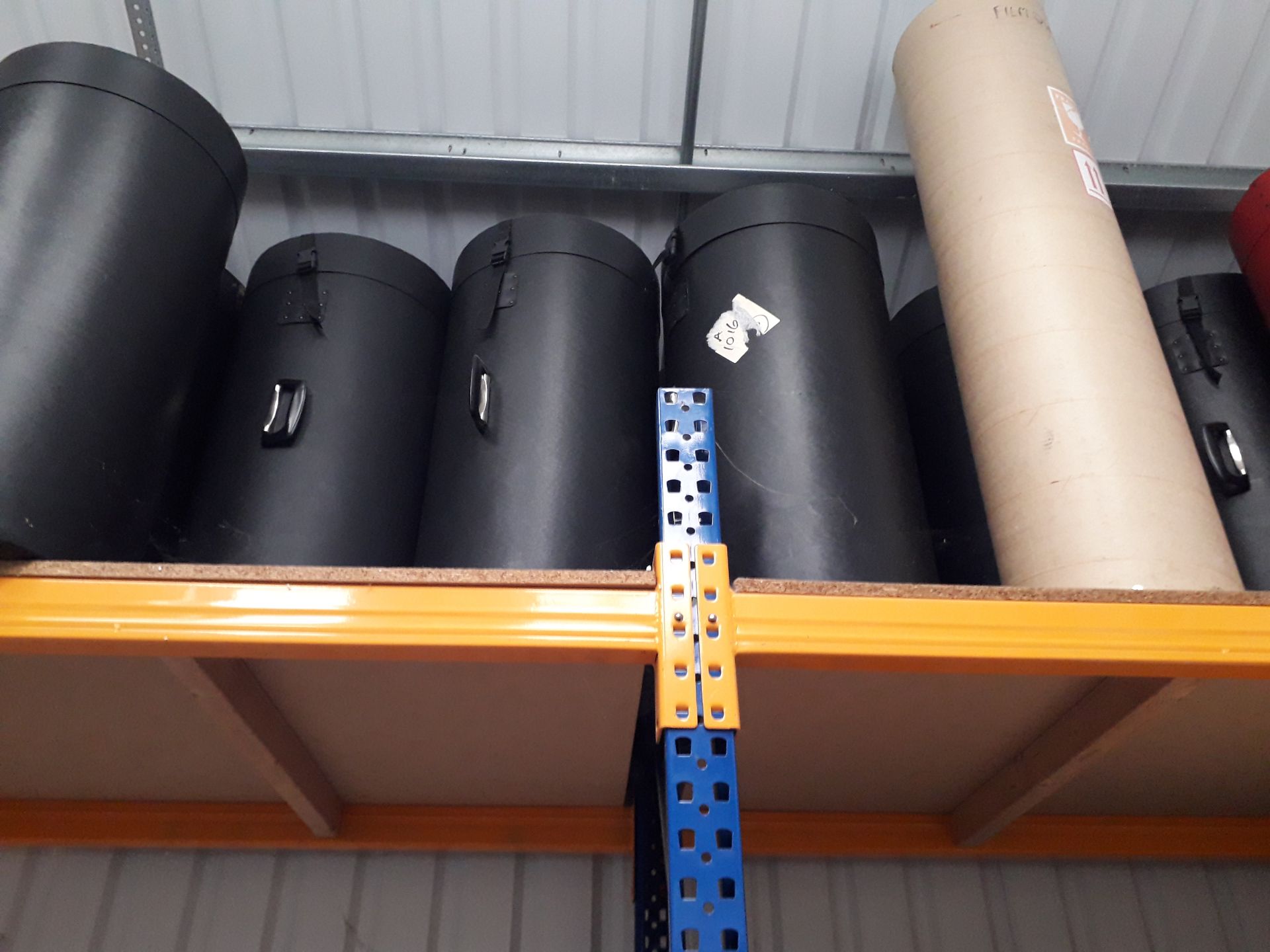 Contents of Room to include 2 x Tripod Floodlights, Approx. 13 x Polypropylene Graphics Drums, Appro - Image 3 of 5