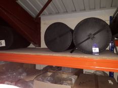 12 Black Polypropylene Graphics Drums (860mm H x 400D)