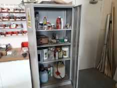 Cabinet and Contents