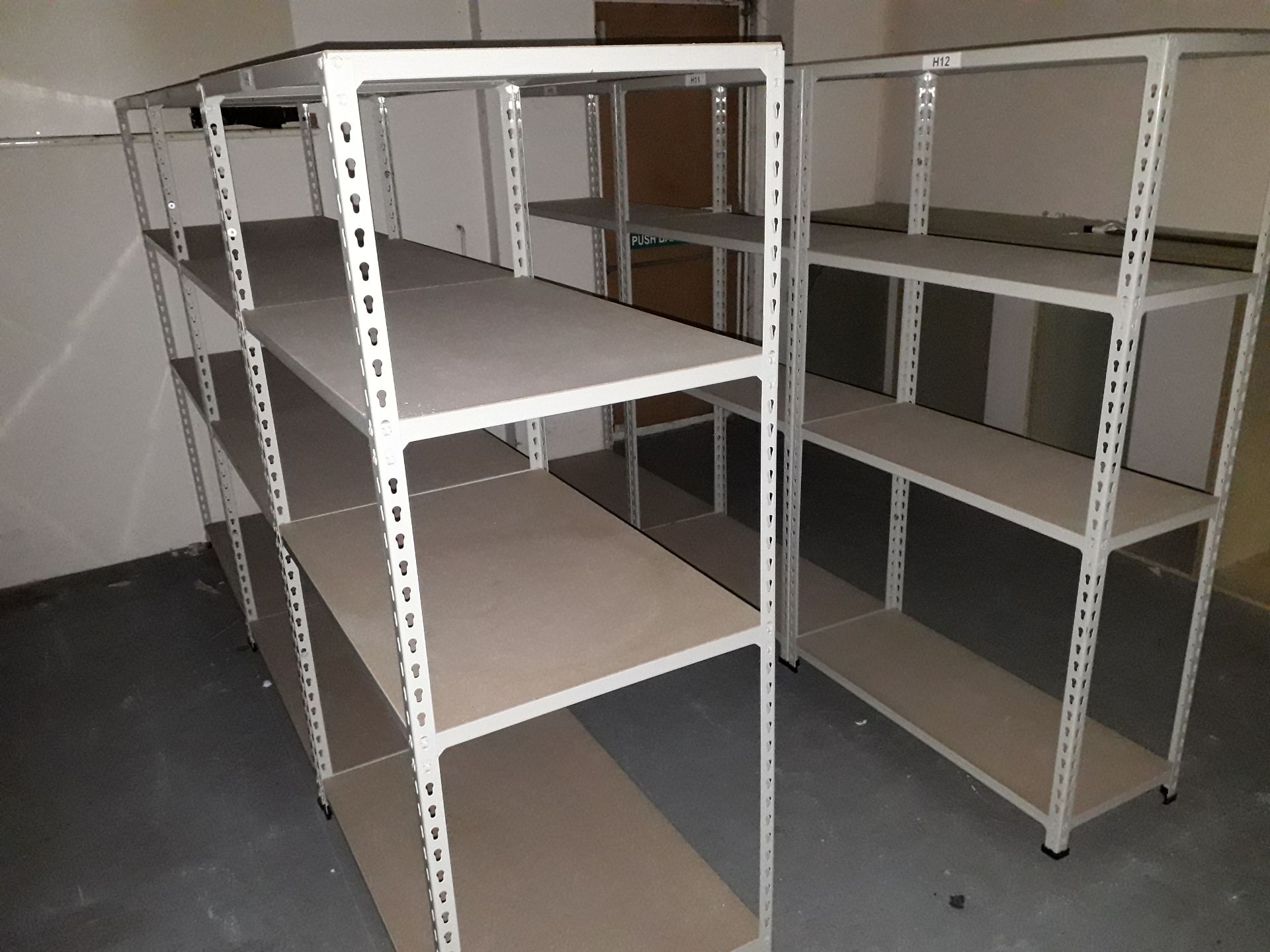 10 Bays of Light Duty Boltless Racking - Image 2 of 3