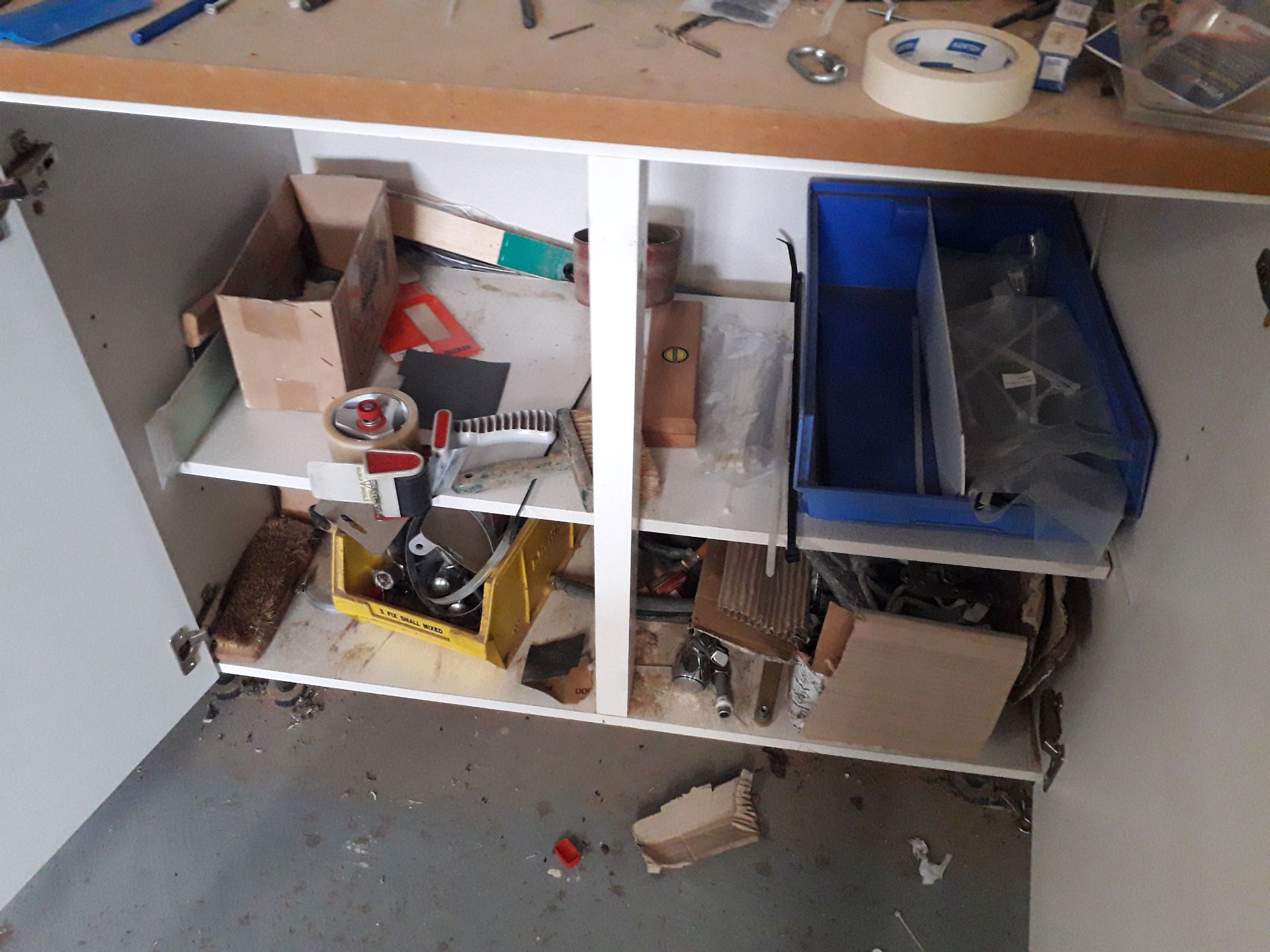 Contents of Wall and Cupboards to include Quantity of Screws, Pins, Drill Bits, Fixings - Image 6 of 8