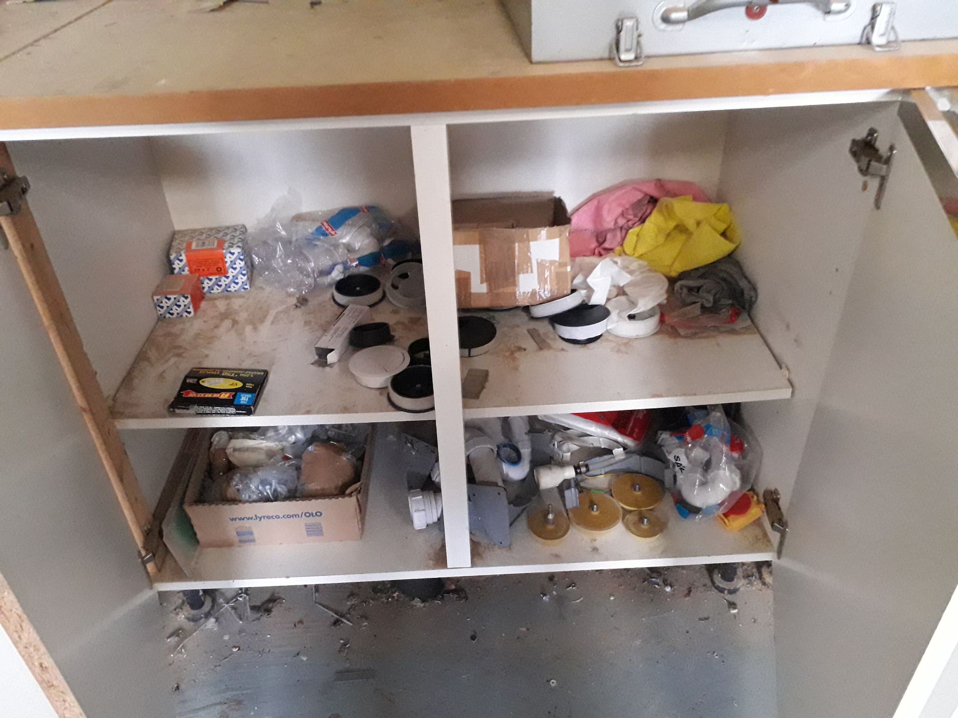 Contents of Wall and Cupboards to include Quantity of Screws, Pins, Drill Bits, Fixings - Image 8 of 8