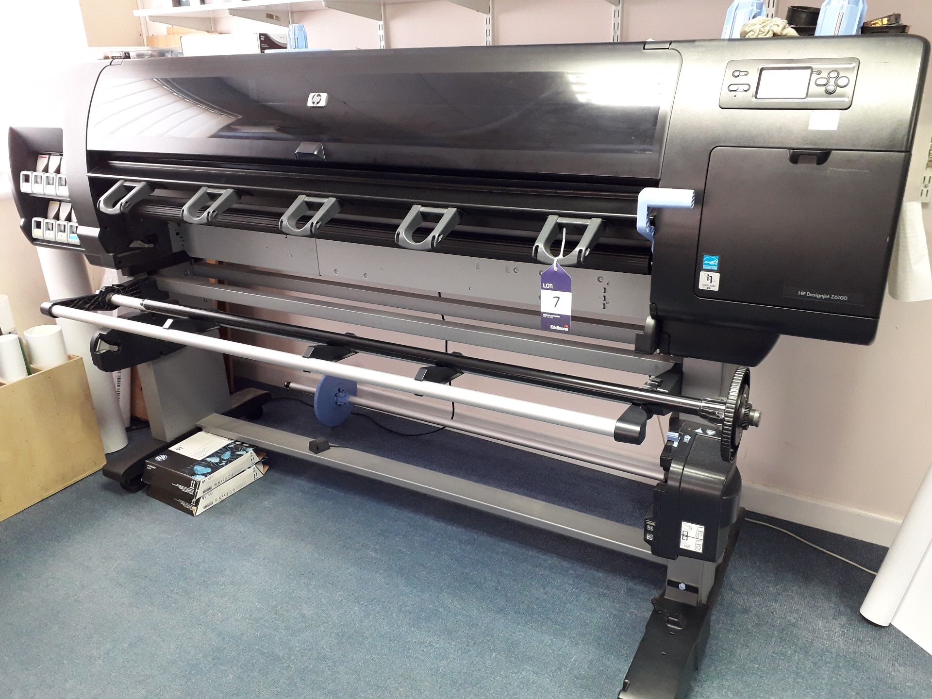 HP Designjet Z6100 Large Format Printer, Serial Number MY254C900