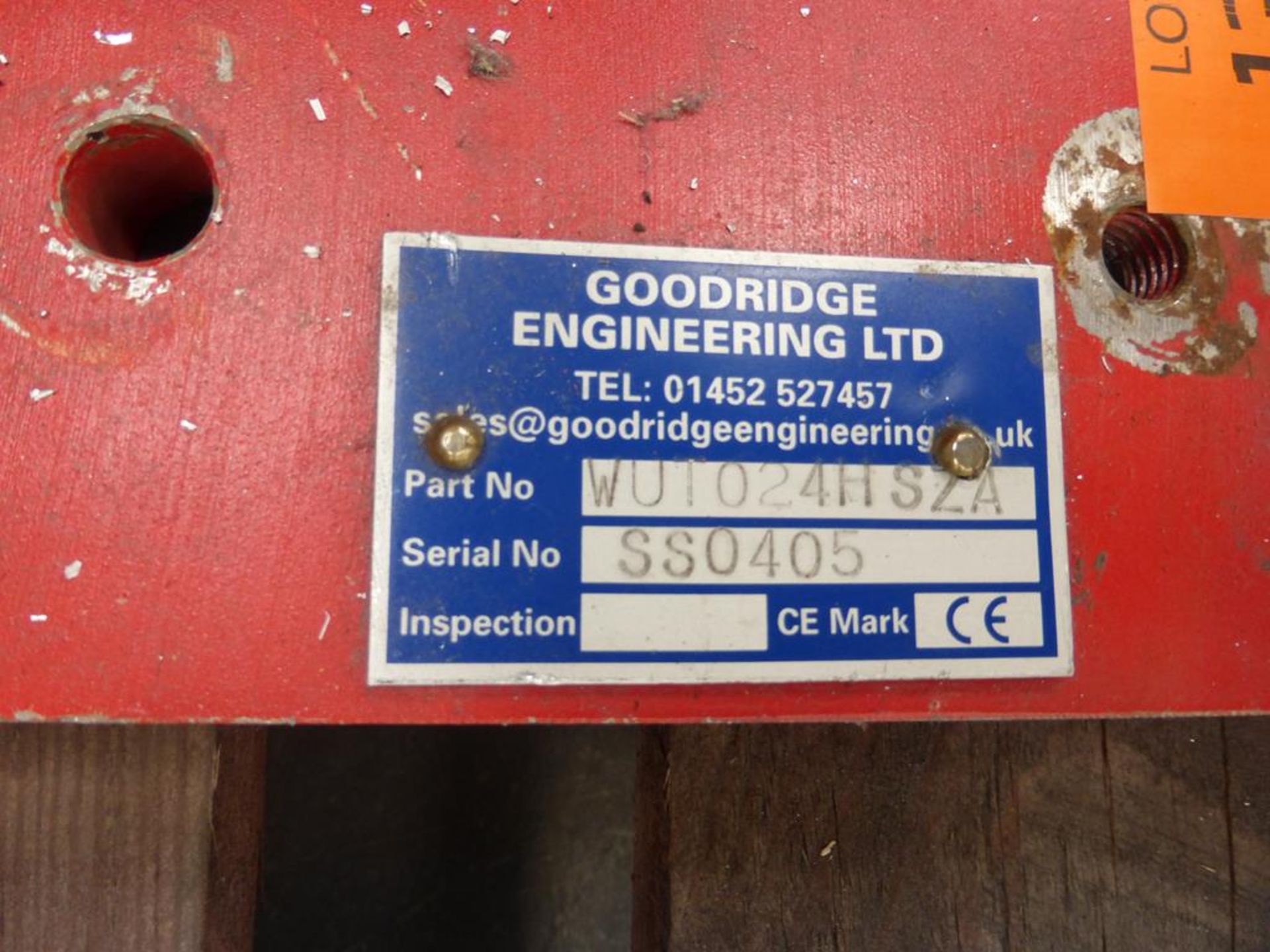 Goodridge Engineering Manual Clamp - Bild 2 aus 3