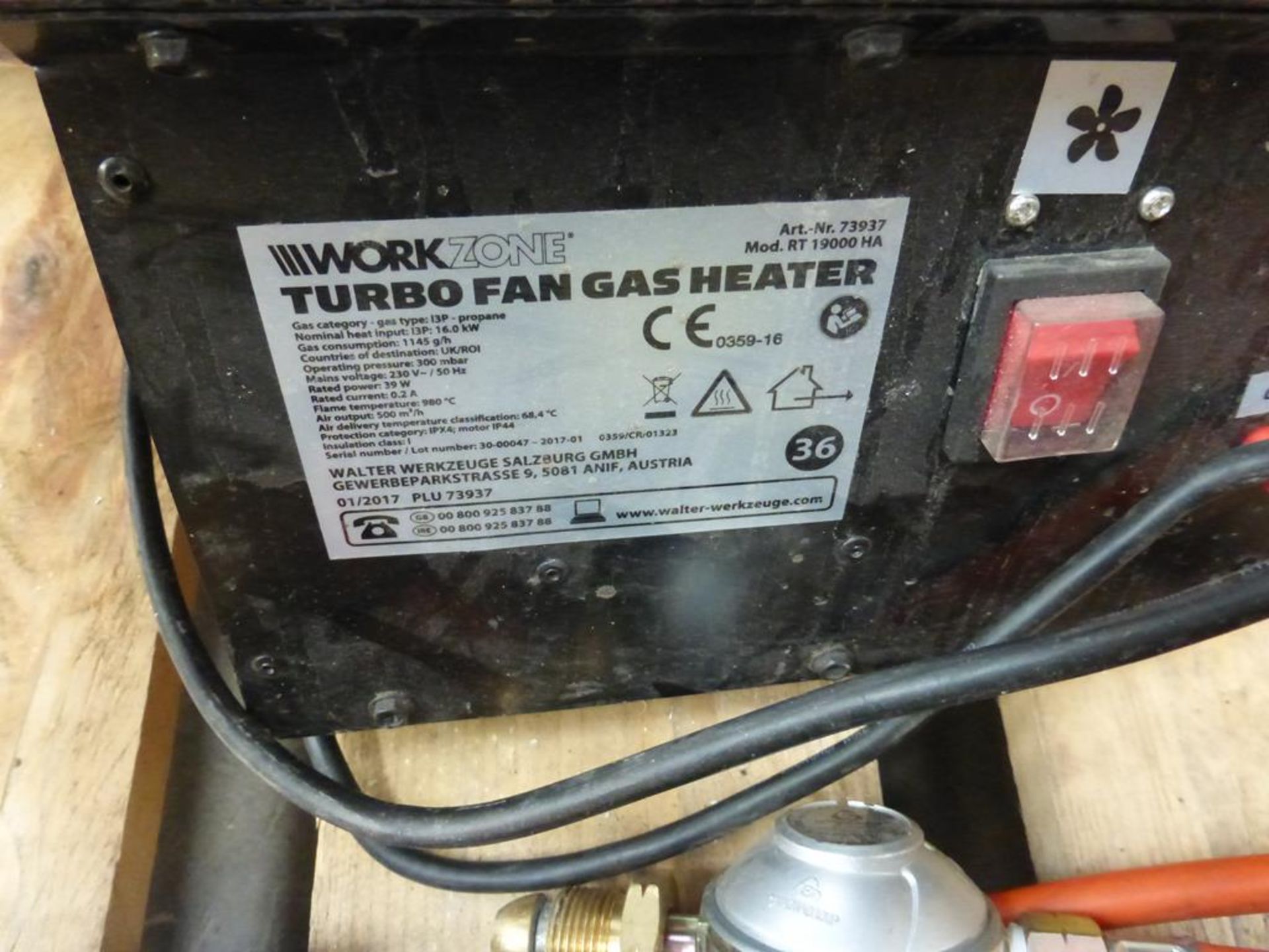 2 x Workzone Table Fan - Image 2 of 2