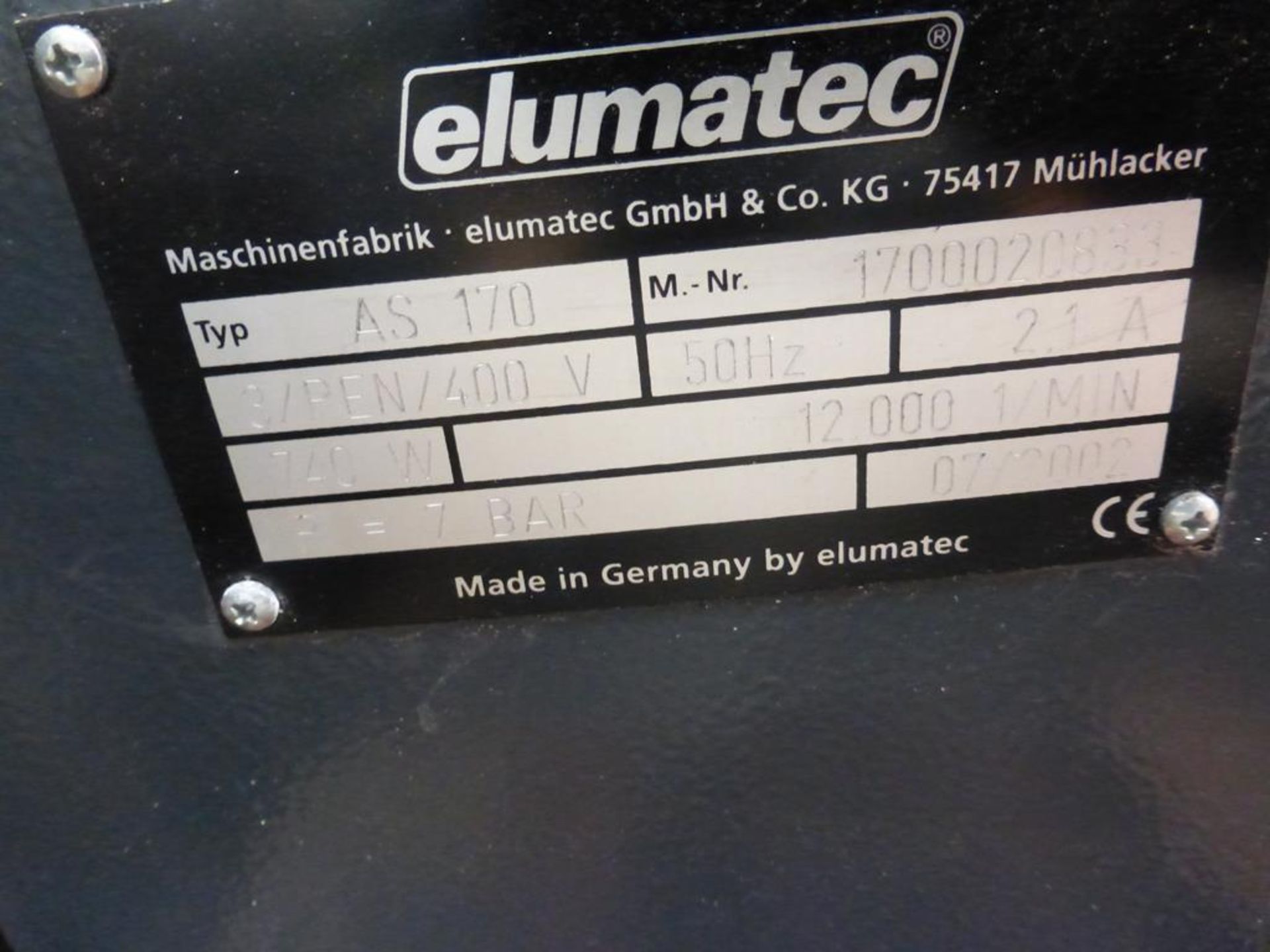 Elumatec AS170 Copy Router - Bild 4 aus 7