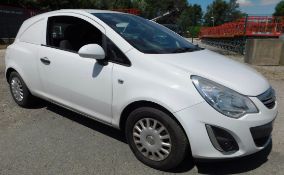 Vauxhall Corsa 1.2 CDTi van registration SD62 EJF,