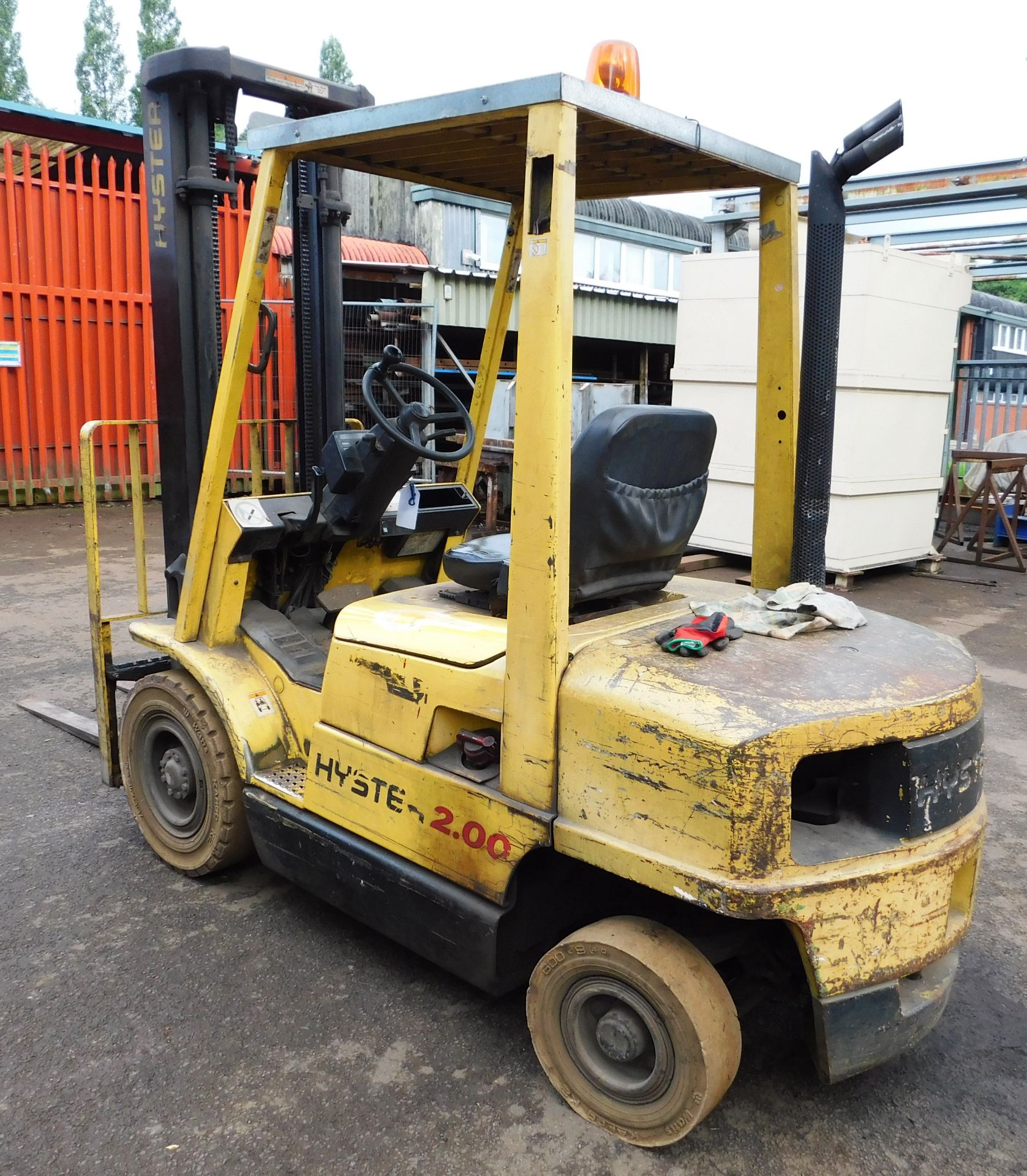 Hyster H2.00XM Diesel Fork Lift Truck Serial Numbe - Image 4 of 6