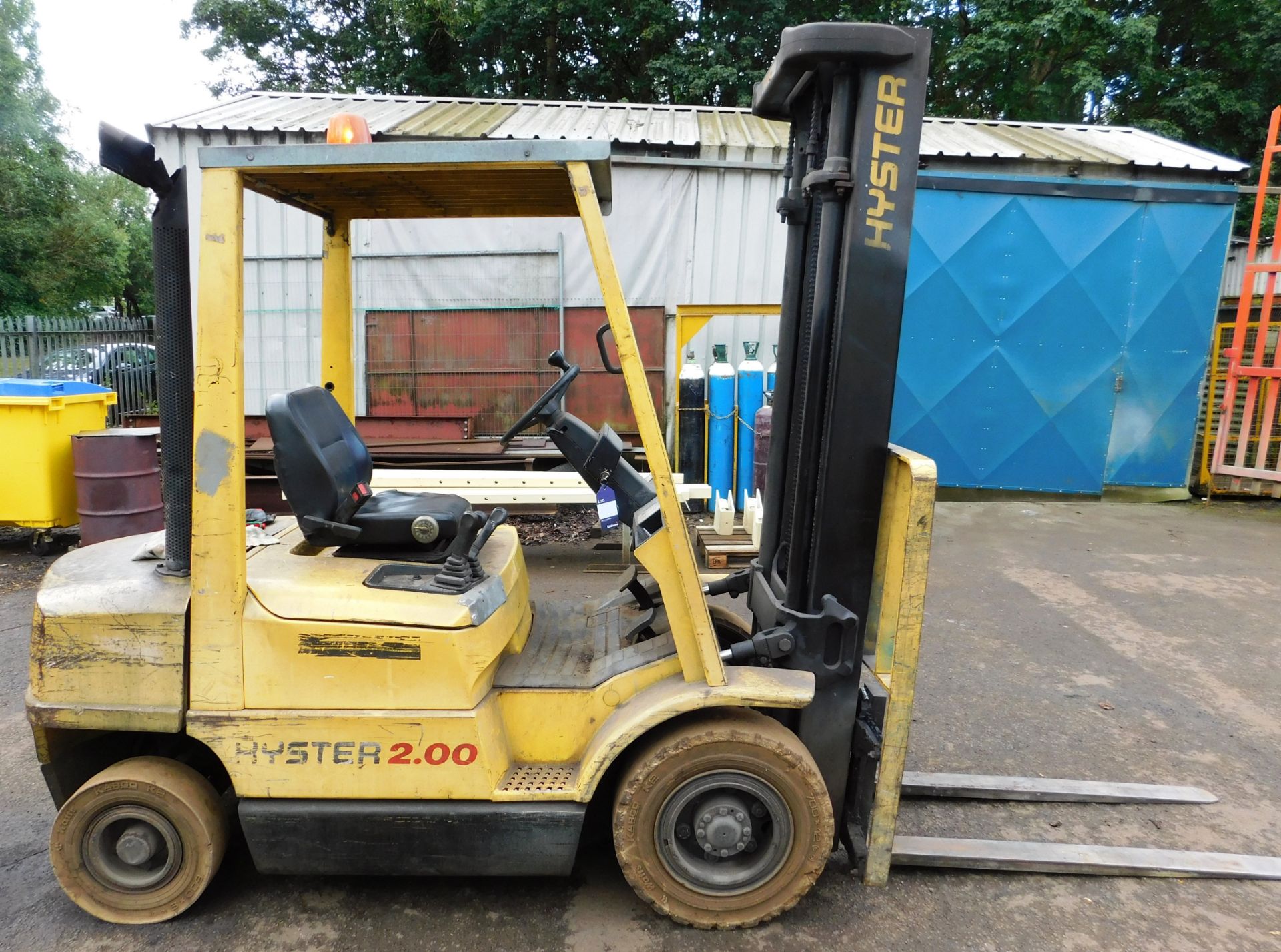 Hyster H2.00XM Diesel Fork Lift Truck Serial Numbe - Image 2 of 6