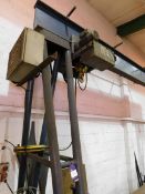 Mobile Gantry with Man 1600kg Electric Hoist