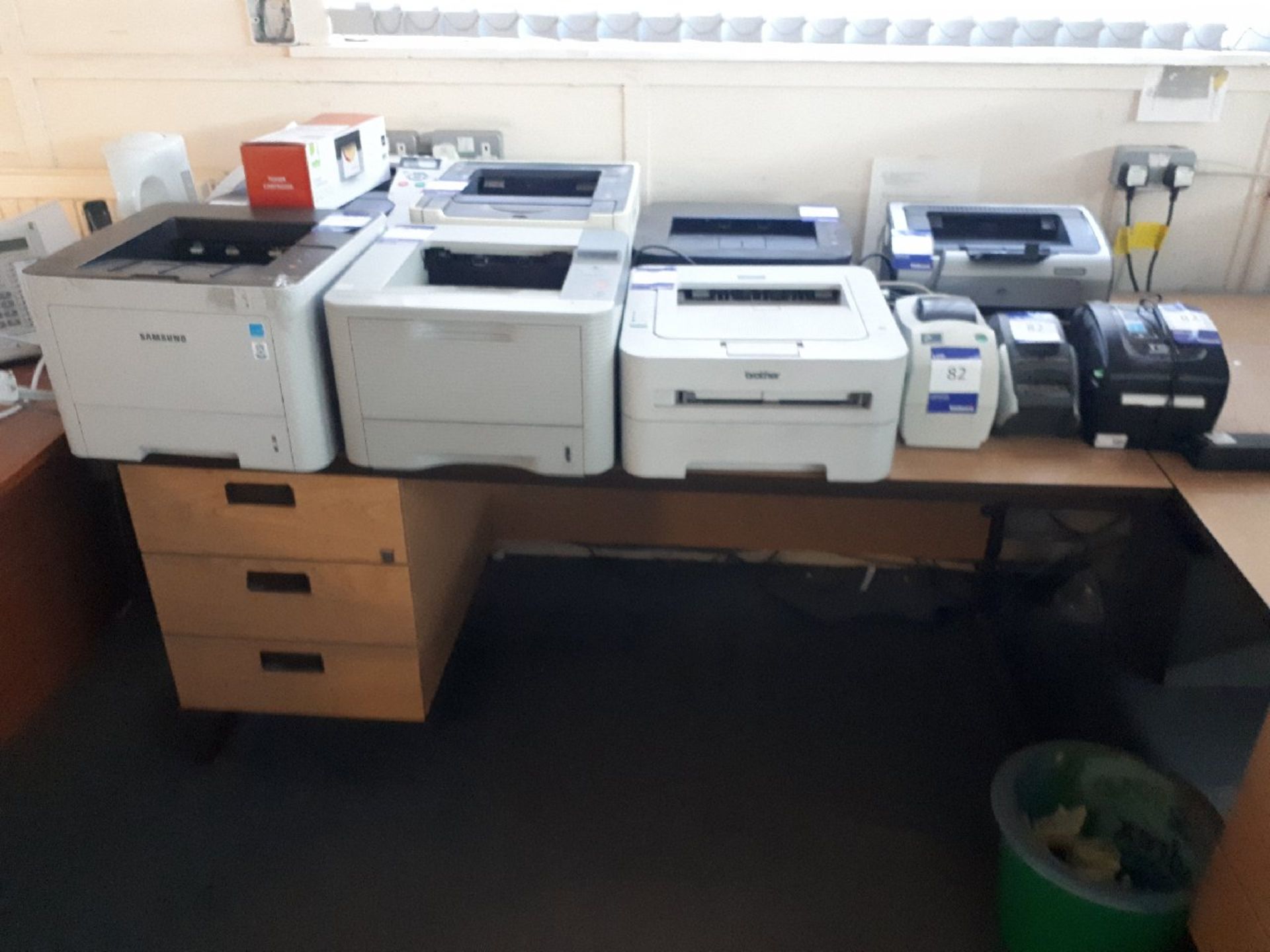 3 assorted Label Printers & 7 various Laser & Inkjet Printers