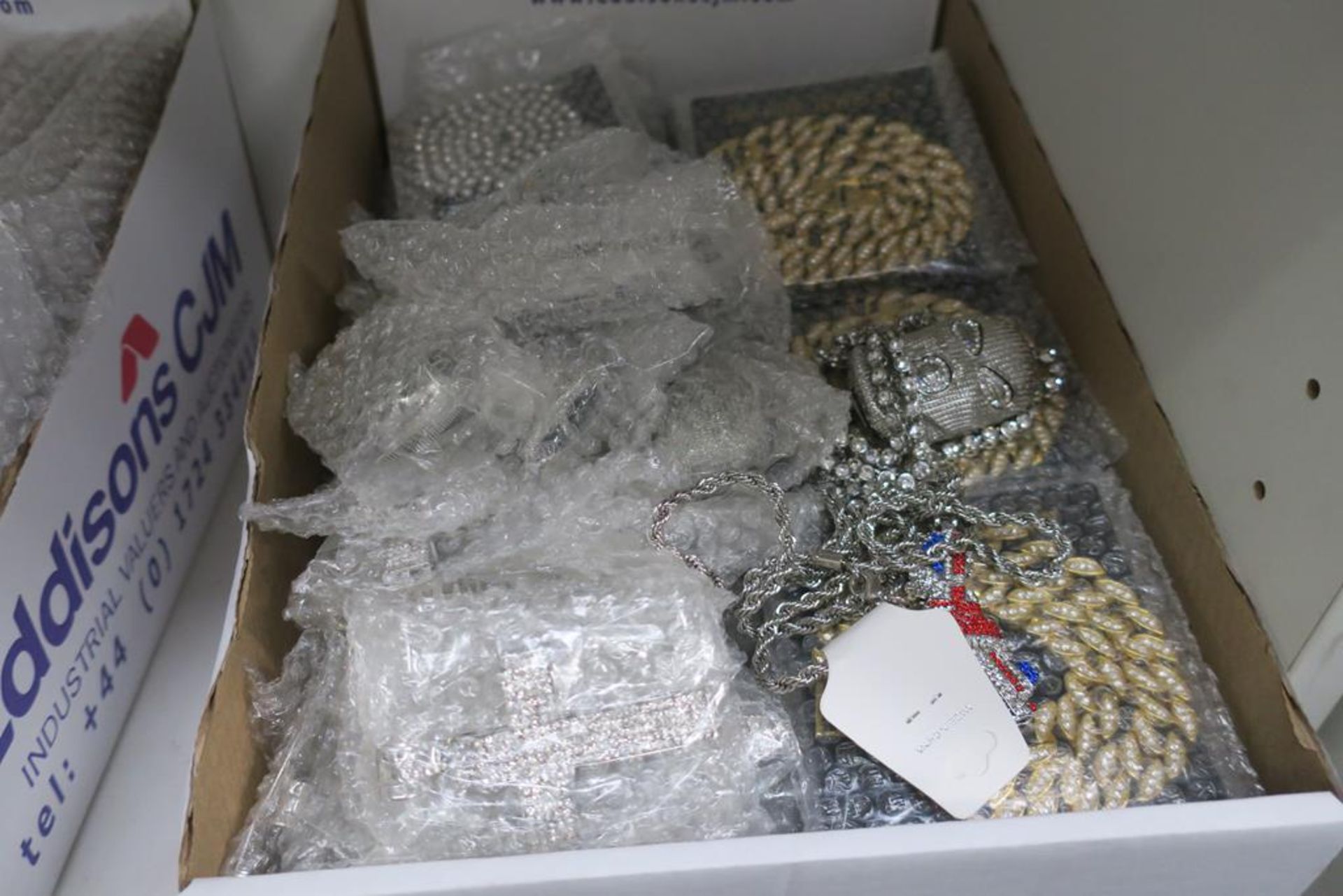 Three Boxes of assorted Metallic Chains of varying colours, sizes and styles - Image 3 of 4