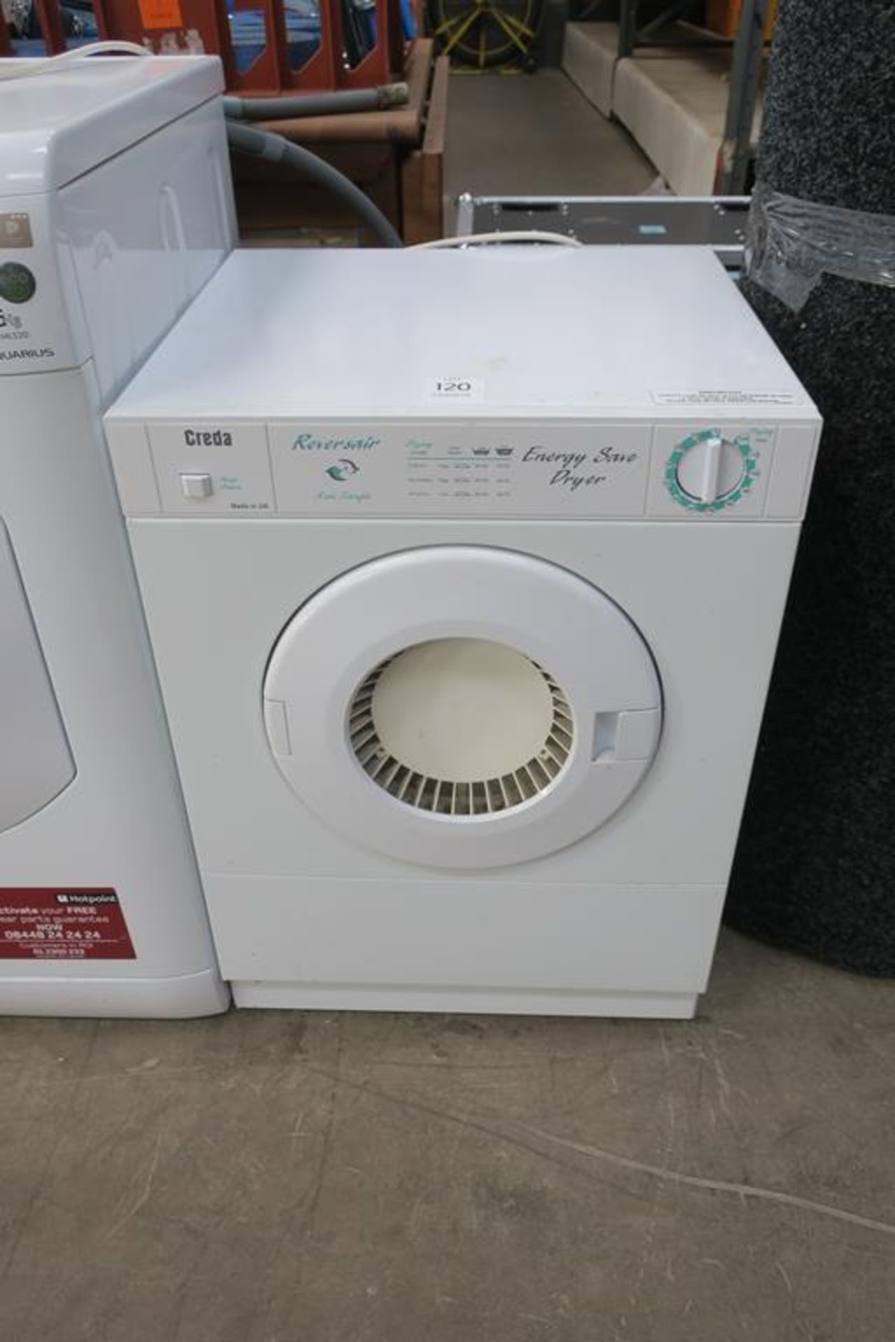 A Creda Reversair 240V Dryer