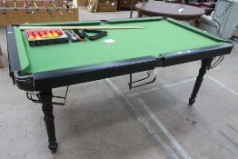 A Debut Snooker/Pool Table with MDF Base and Green