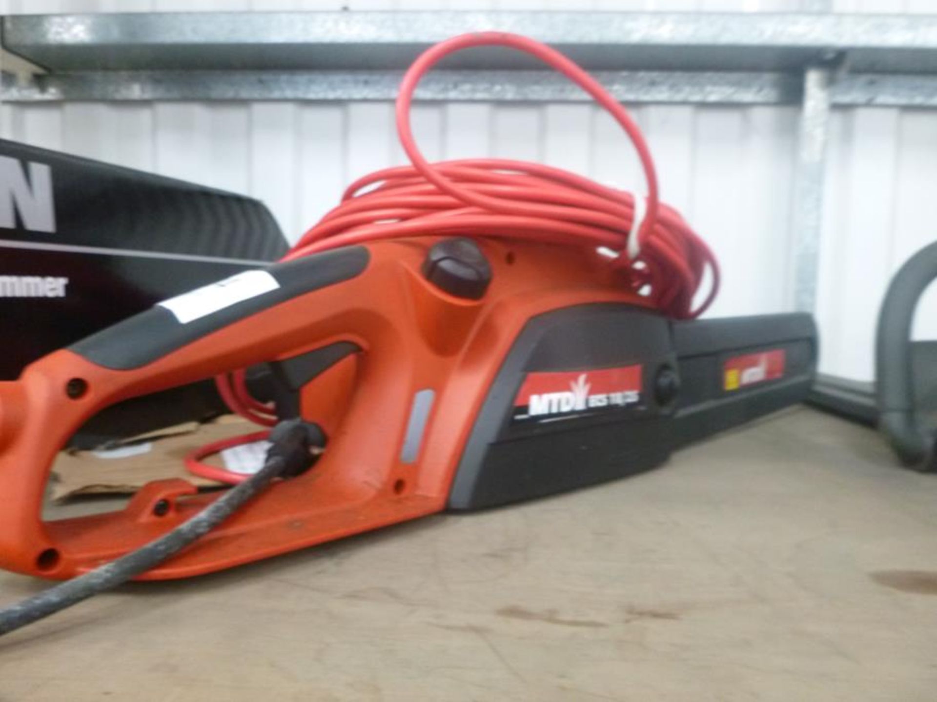 An MTD ECS 18/35 Electric Chainsaw