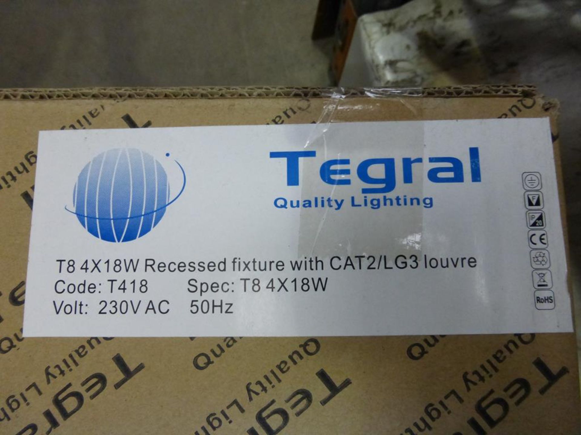 26 pcs T418C2 600 x 600 Recessed 18W with High Fre - Image 2 of 2