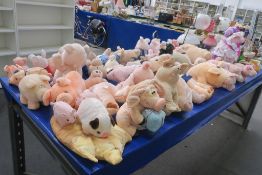 Over thirty Pig themed Soft Toys