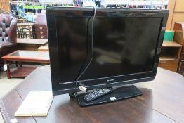 Sharp 26" Television with Remote and Manual