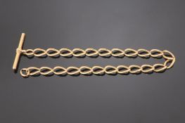 An 18ct Gold Chain with Bar