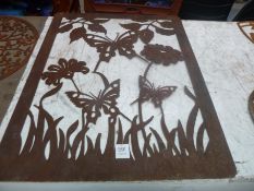 1 x Large Butterfly Garden Panel