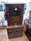 Pipe Smokers Cabinet together with small oak drawe