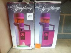 2 x Symphony Model No 2255 Rechargeable Lanterns w