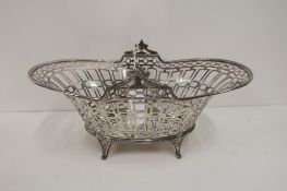 An Early 20th Century Oval Basket