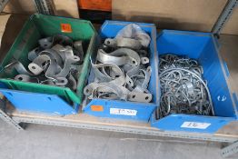 3 x Trays of Metal Clamps