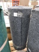 Roll of Black Industrial Carpet